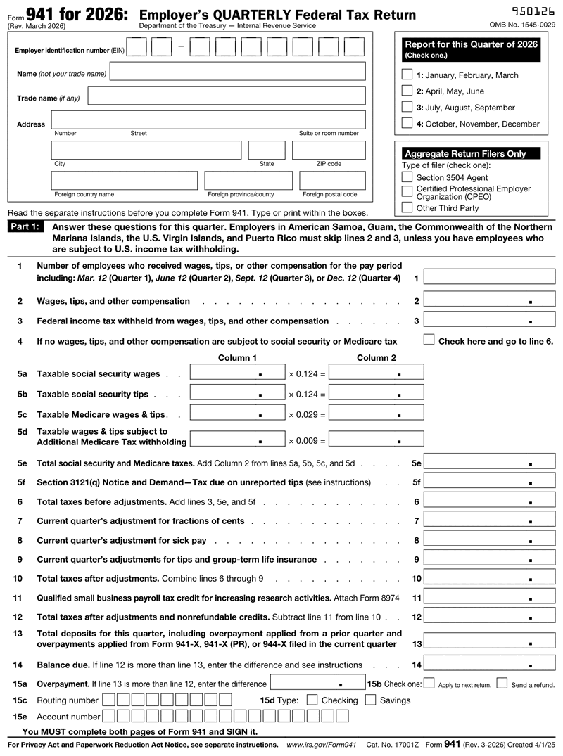 Payroll Forms preview