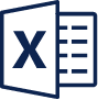 a microsoft excel icon