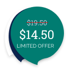 limited offer of only 14 dollars 95 cents