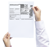 Filling in a Form 1098