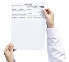 Filling in a Form 1099-C