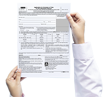 Filling in a Form 8809