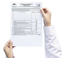 Filling in a Form 8995