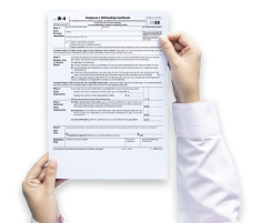 Filling in a Form W-4